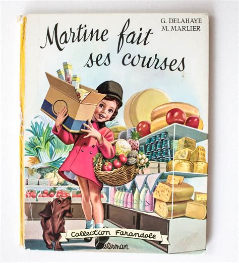 Vintage French Childrens Book Martine Fait Ses Courses 1966 By G