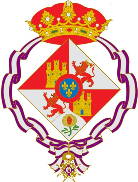 Arms Of Spanish Infantas Of The House Of Bourbon Before 1931 Ornaments As Single Women Svg