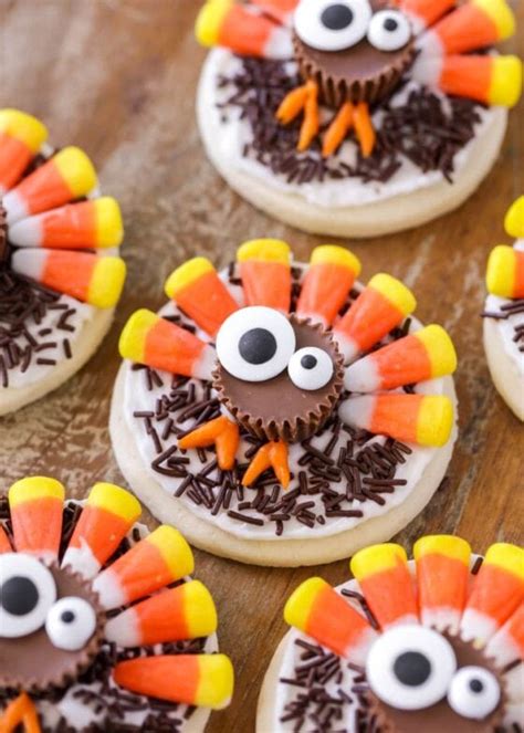 Thanksgiving Sugar Cookies {easy Fun} Lil Luna