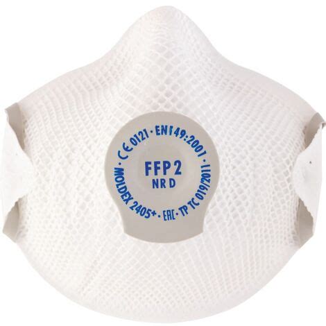 Moldex Dust Masks Valved FFP2 Pack Of 20