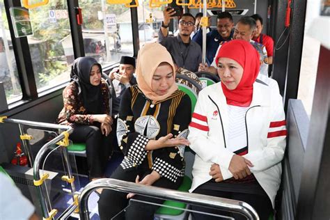 Komitmen Tingkatkan Konektivitas Bus Trans Jatim Meluas Ke Lamongan