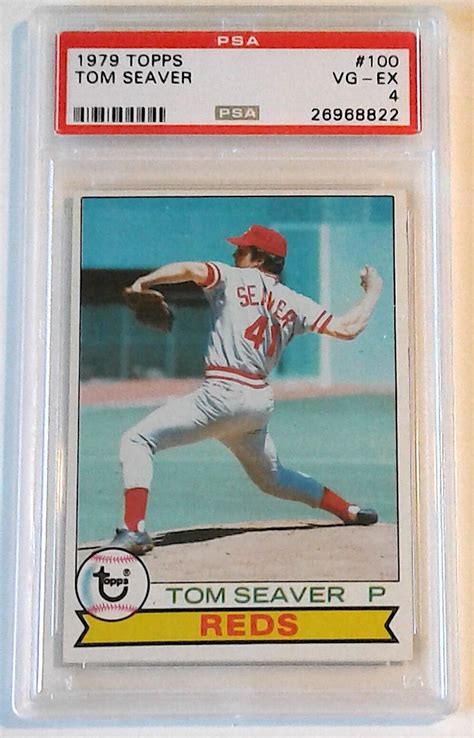 1979 TOPPS TOM SEAVER 100 PSA 4 NICE CARD EBay