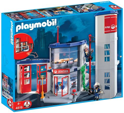 Playmobil City Action Pas Cher Caserne De Pompiers