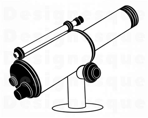 Telescope 2 SVG Telescope Svg Telescope Clipart Telescope Etsy