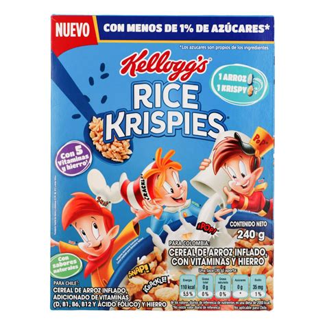 Rice Krispies Cereal De Arroz Inflado Con Vitaminas Rappi