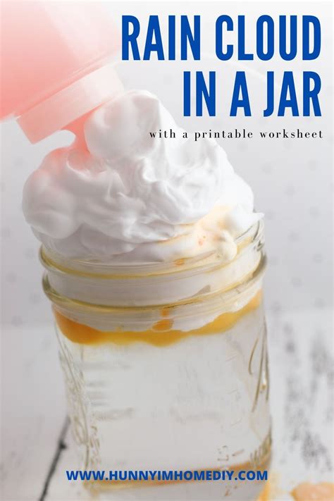 Shaving Cream Cloud Experiment Worksheet At Lilia Pederson Blog