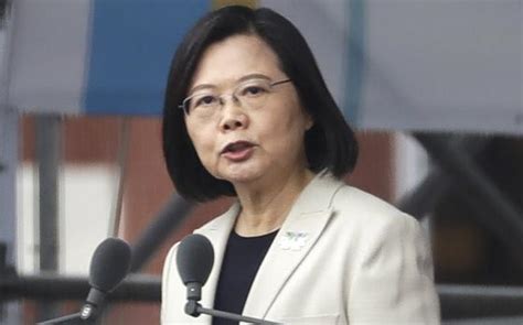 Taiwanese President Tsai Ing Wen Delivers A Speech During National Day