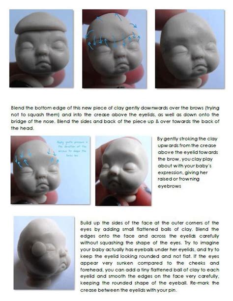 Beginners Doll Making Tutorial For Ooak Polymer Clay Baby Art Etsy