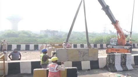 Barricades Being Removed At Ghazipur Tikri Rakesh Tikait Says