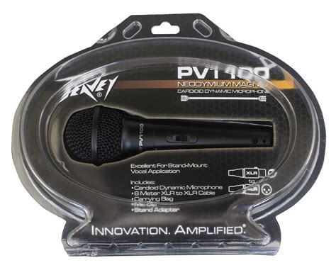 Pvi Xlr Dynamic Cardioid Microphone With Xlr Cable Peavey