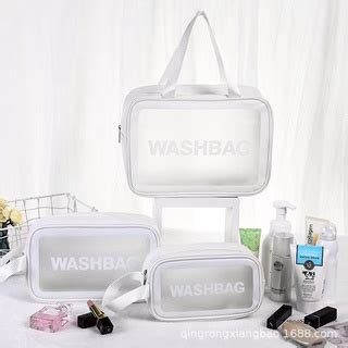 Kit Bolsas Necessaires Maquiagem Feminina Transparente Rem Dios