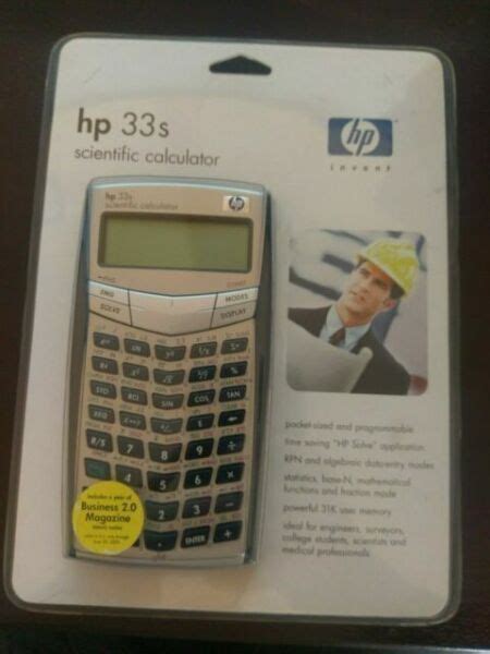 Hewlett Packard Hp 33s Scientific Calculator Batteries For Sale Online