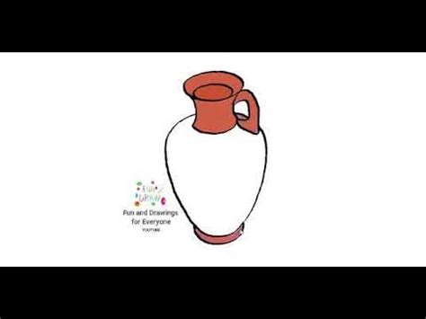 Как да нарисувате глинена кана - YouTube