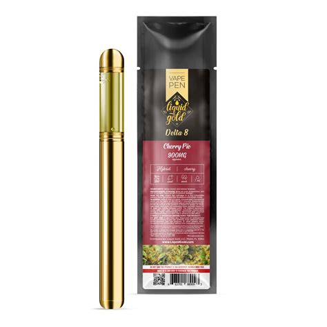 Liquid Gold Delta 8 Vape Pen Cherry Pie 900mgliquid Gold Delta 8 Vape Pen Cherry Pie 900mg