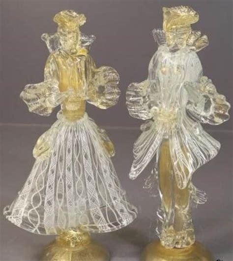 Venetian Glass Figurines Etsy