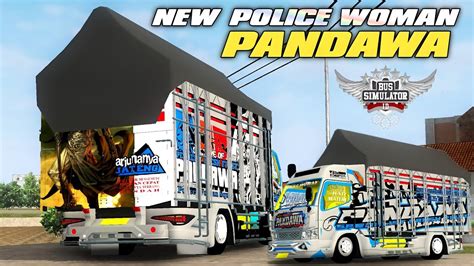 Share Mod Truck Canter New Police Woman Pandawa Mod Bussid Terbaru