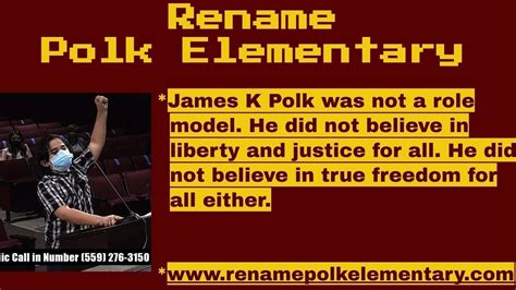 Petition · Rename James K. Polk Elementary - United States · Change.org