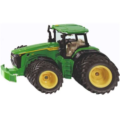 K P Siku Traktor John Deere R Med Dubbelmontage