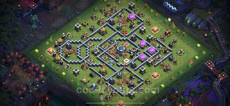 Best Anti 2 Stars Base Th13 With Link Legend League 2022 Town Hall