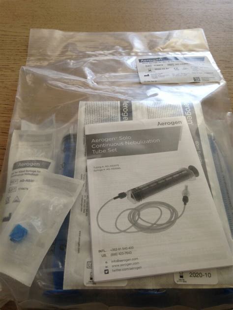 New AEROGEN AG-AS3085 Solo Continuous Nebulization Tube Set (X) Disposables - General For Sale ...