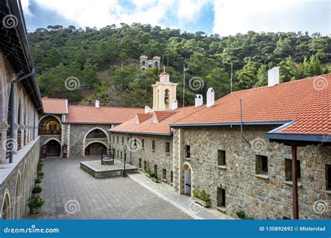 Kykkos Monastery In Troodos Mountains Cyprus Island Editorial