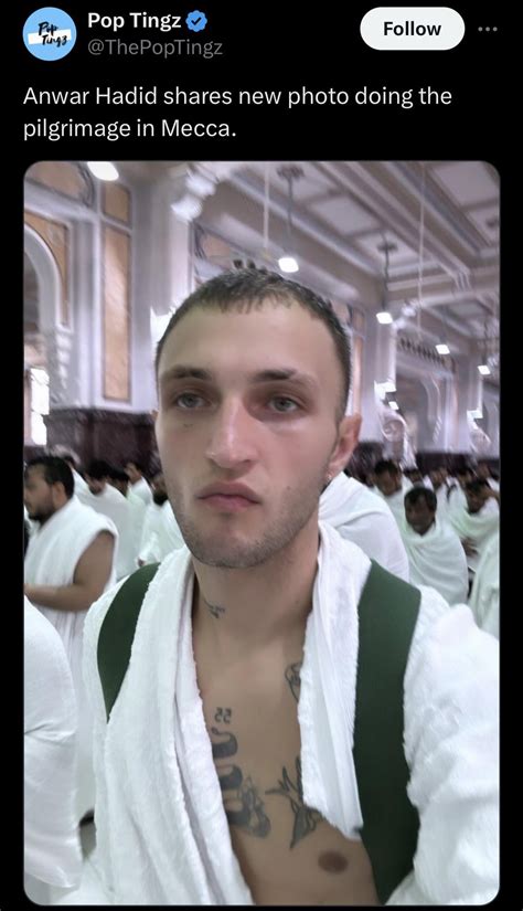Anwar Hadid In Mecca Rfauxmoi