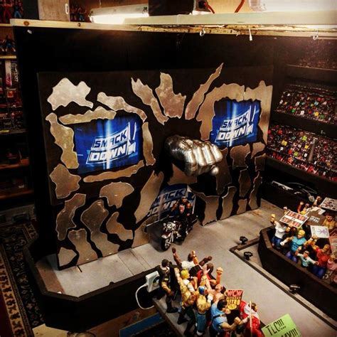 SMACKDOWN FIST CUSTOM ARENA SETUP Wrestlingfigs WWE Figure Forums