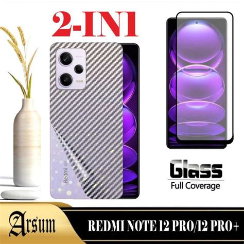 Promo Promo Garskin Skin Carbon Redmi Note 12 Pro Redmi Note 12 Pro