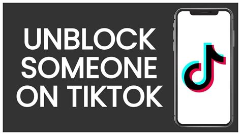 How To Unblock Someone On Tiktok Tiktok Guide Youtube