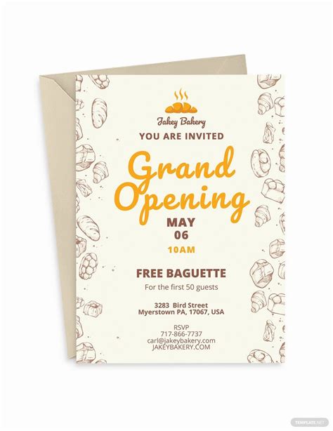 Free Grand Opening Invitation Templates And Examples Edit Online