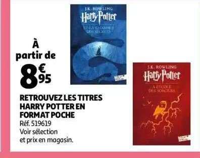 Promo Harry Potter En Format Poche Chez Auchan ICatalogue Fr