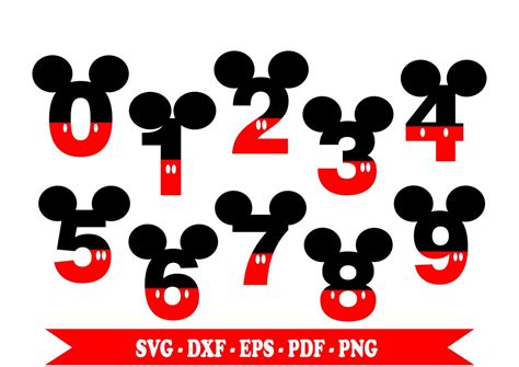 Free Svg Disney Numbers Svg 10183 Svg Design File