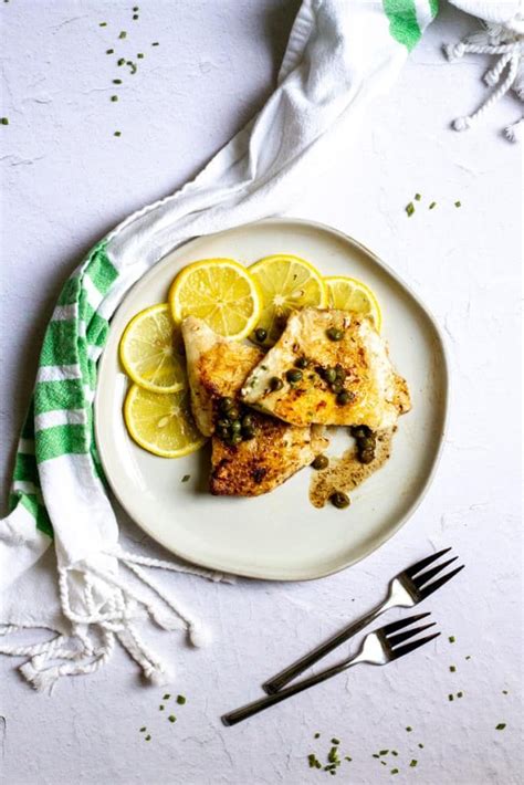 Pan Seared Rockfish With Lemon Caper Sauce Champagne Tastes Recipe