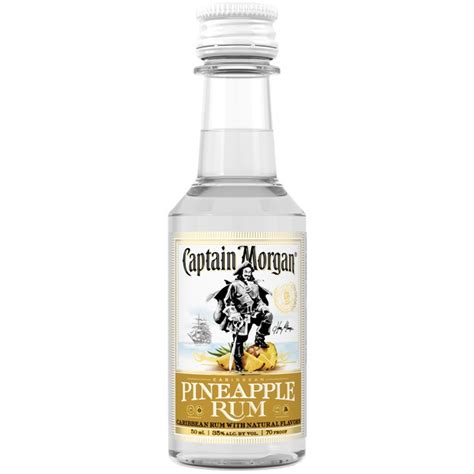 Captain Morgan Pineapple Rum, (70 Proof) (50 ml) - Instacart