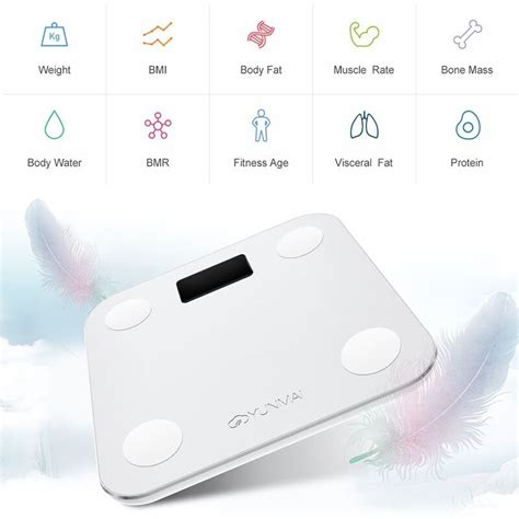 Весы для определения процента жира. Bluetooth. 14 пунктов. | Arabida