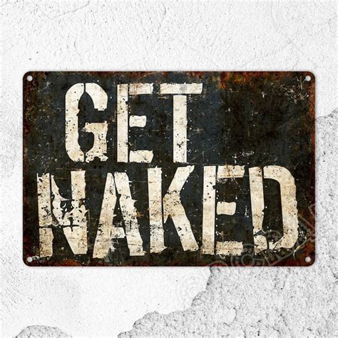 Outdoor Naked Signs Etsy UK