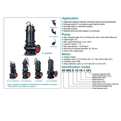 Leo Wq Submersible Sewage Pump Kw Hp Hardwaremart