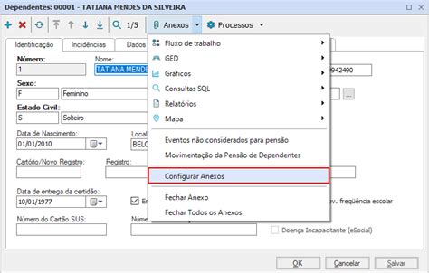 RH RM FOP Configurar Anexos Central De Atendimento TOTVS