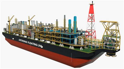 Fpso Floating Production Storage Offloading Vessel D Model Max