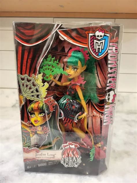 MONSTER HIGH FREAK Du Chic Jinafire Long Doll NIB 2014 EUR 110 27