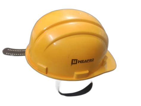 HDPE Yellow Heapro Safety Helmet For Industrial Size Medium At Rs