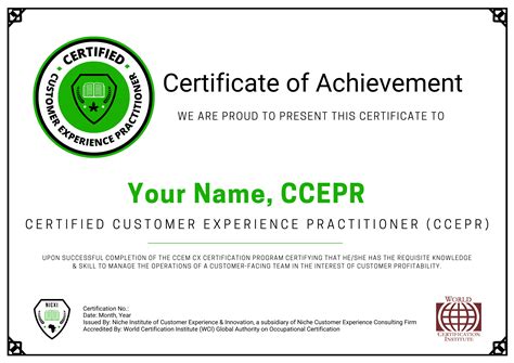 Certified Customer Experience Practitioner Ccepr