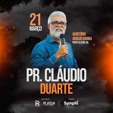 Pastor Claudio Duarte Auditório Araújo Vianna