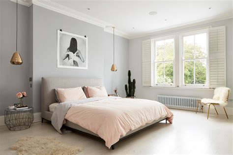 10 Dusky Pink And Grey Bedrooms We Love On Houzz Houzz Uk