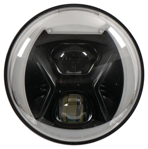 Buy HIGHSIDER LED Headlight Unit Incl Cornering Light Black Louis