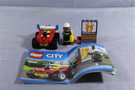 Lego City 60105 Fire Atv Fighter Complete W O Box EBay