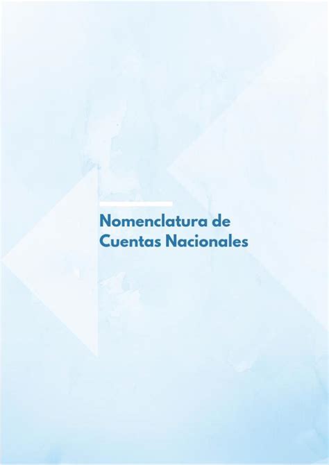 PDF Nomenclatura de Cuentas Nacionales 2020 1 27 Correlación