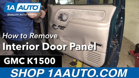 How To Remove Interior Door Panel 88 98 Gmc K1500 Youtube