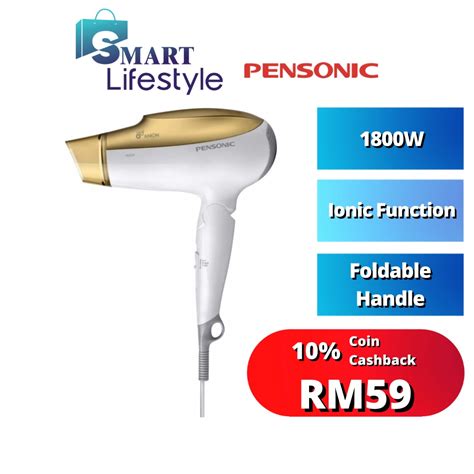 Pensonic Hair Dryer Phd 1802fphd 1203f Shopee Malaysia