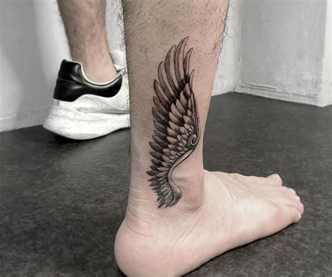 Aggregate Ankle Wing Tattoo In Cdgdbentre